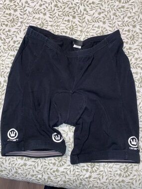Canari Black Men's Padded Cycling Shorts